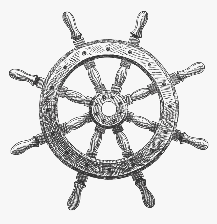 Steering Wheel Png Ship, Transparent Png