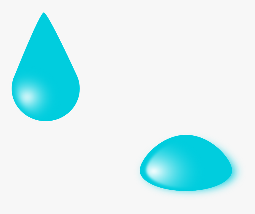 Water Droplet Clipart - Water Drop Clipart Gif, HD Png Download
