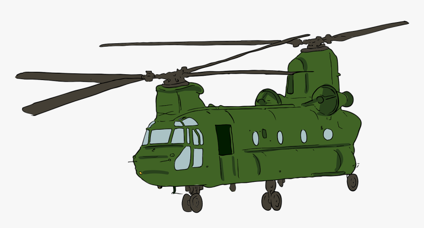 Military Helicopter Boeing Ch - Chinook Helicopter Clipart, HD Png Download