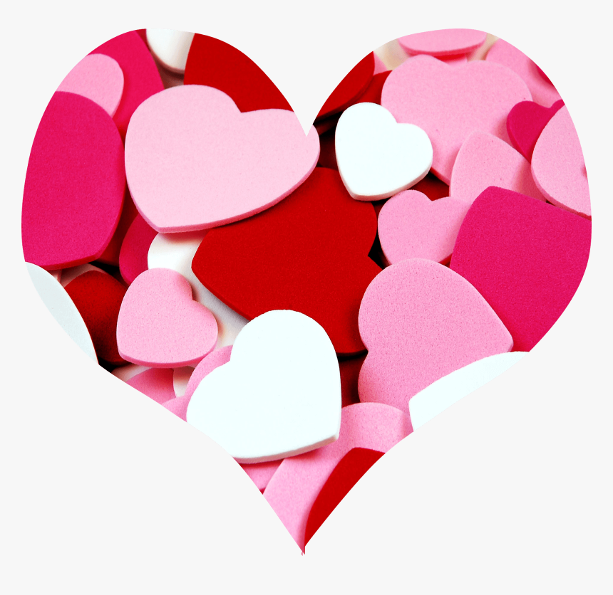 Transparent Pink Heart Clipart - Red White And Pink Day, HD Png Download