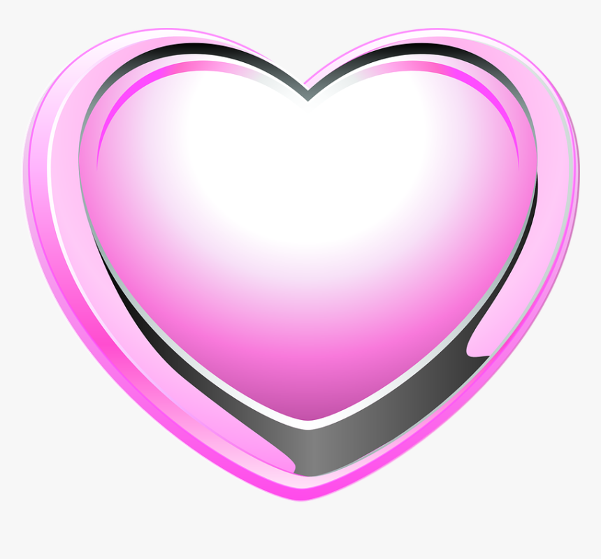 Pink Heart Clipart - Big Pink Heart, HD Png Download