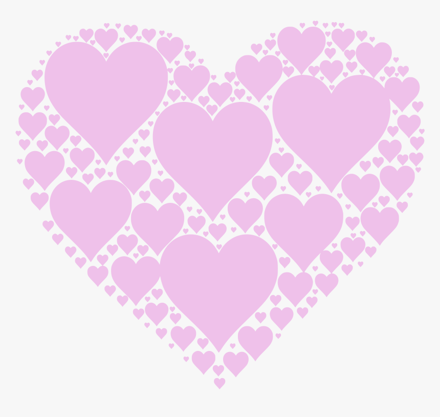 Pink Clipart Heart - Golden Heart On Black Background, HD Png Download