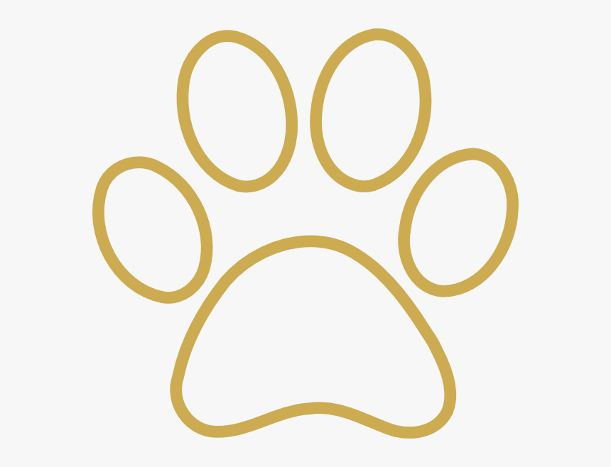 Outline Clip Art - Dog Paw Outline Clipart, HD Png Download