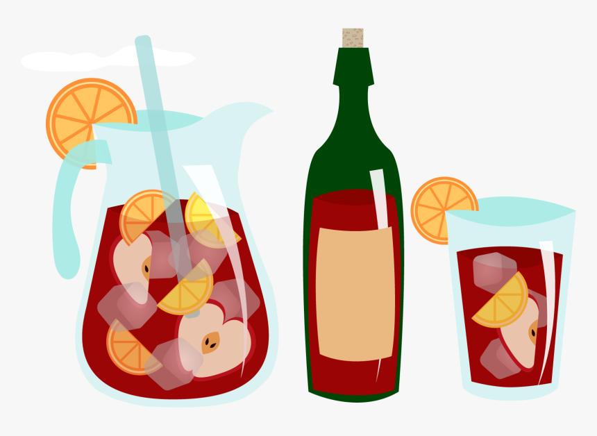 Transparent Wine Emoji Png - Sangria Clipart, Png Download