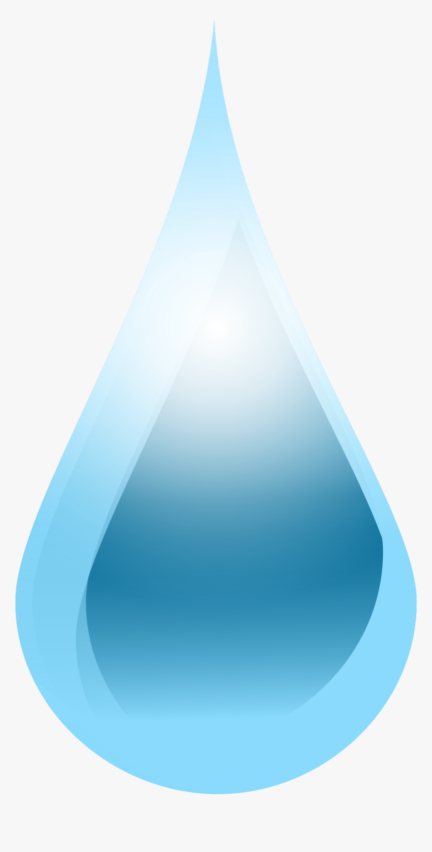 Droplet Clipart Big Water - Water Droplet, HD Png Download