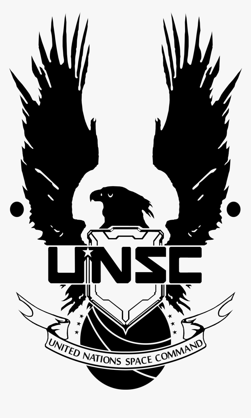 Transparent Eagle Outline Png - Unsc Halo Logo, Png Download