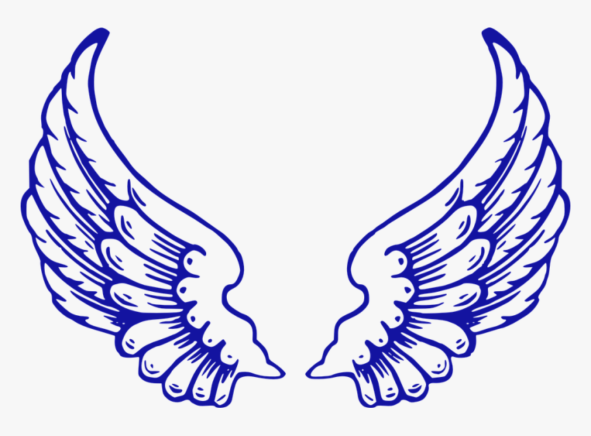 Wings, Angel, Country, Safe, Blue, Holy, Power - Angel Wings, HD Png Download