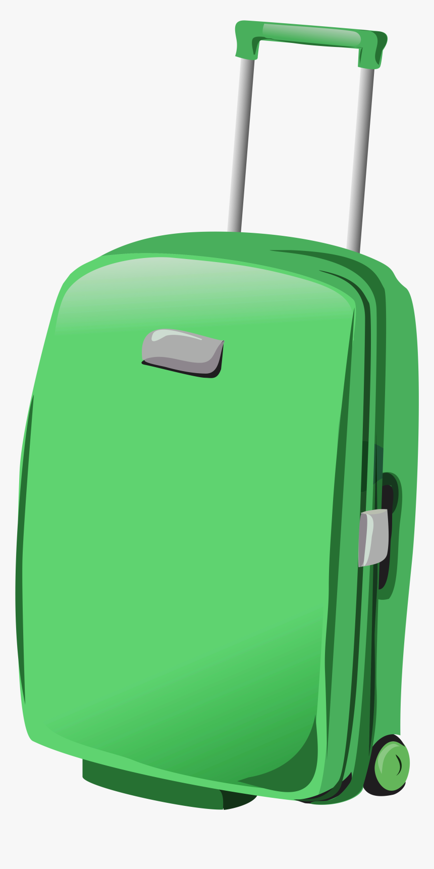 Green Suitcase Png Clipartu200b Gallery Yopriceville - Transparent Background Luggage Png, Png Download