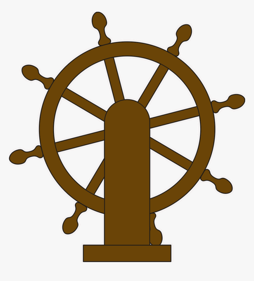 Minus Lifebuoy, Steering Wheels, Ocean Beach, Nautical, - Boat Steering Wheel Black And White, HD Png Download