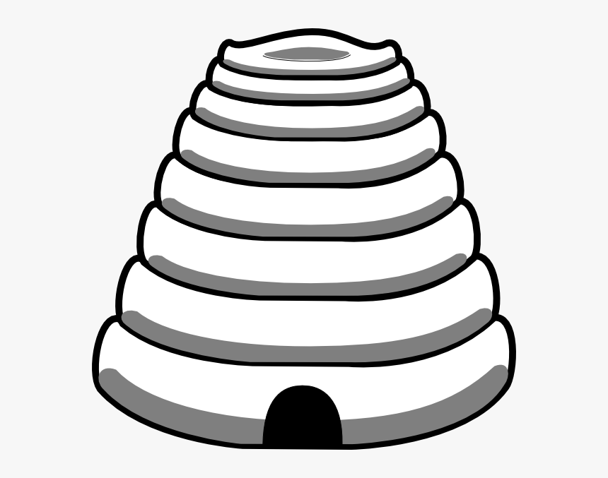 Bee Hive Outline Svg Clip Arts - Bee Hive Clip Art, HD Png Download