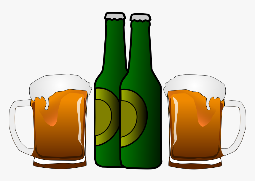 Beer Clip Alcoholic Beverage - Alcohol Clipart, HD Png Download