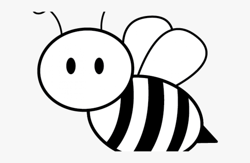 Honey Bee Black And White Honey Bee Image Black And White, HD Png