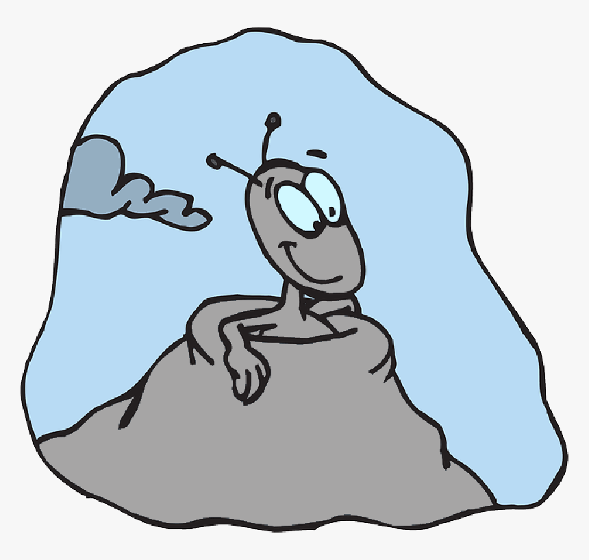 Anthill Clip Art - Ant In Hill Clipart, HD Png Download