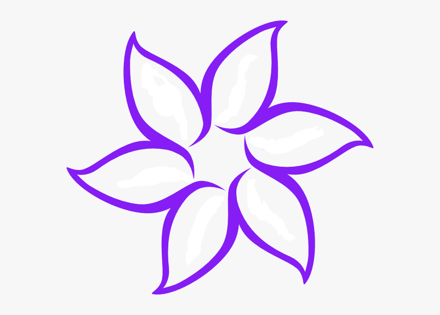 Transparent Water Drop Outline Png - Flower Mothers Day Drawings, Png Download