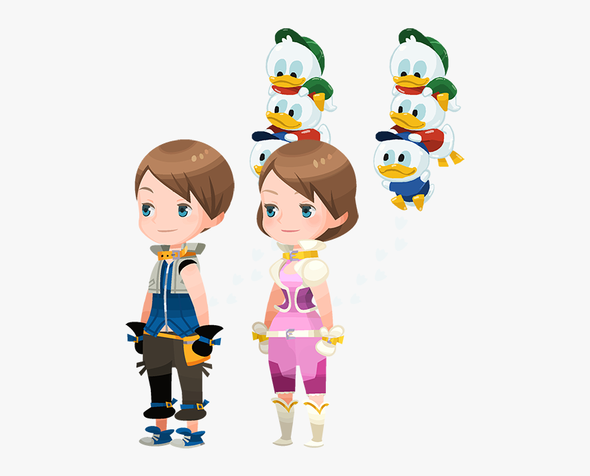 Balloon Huey Dewey Louie - Kingdom Hearts Huey Dewey Louie, HD Png Download
