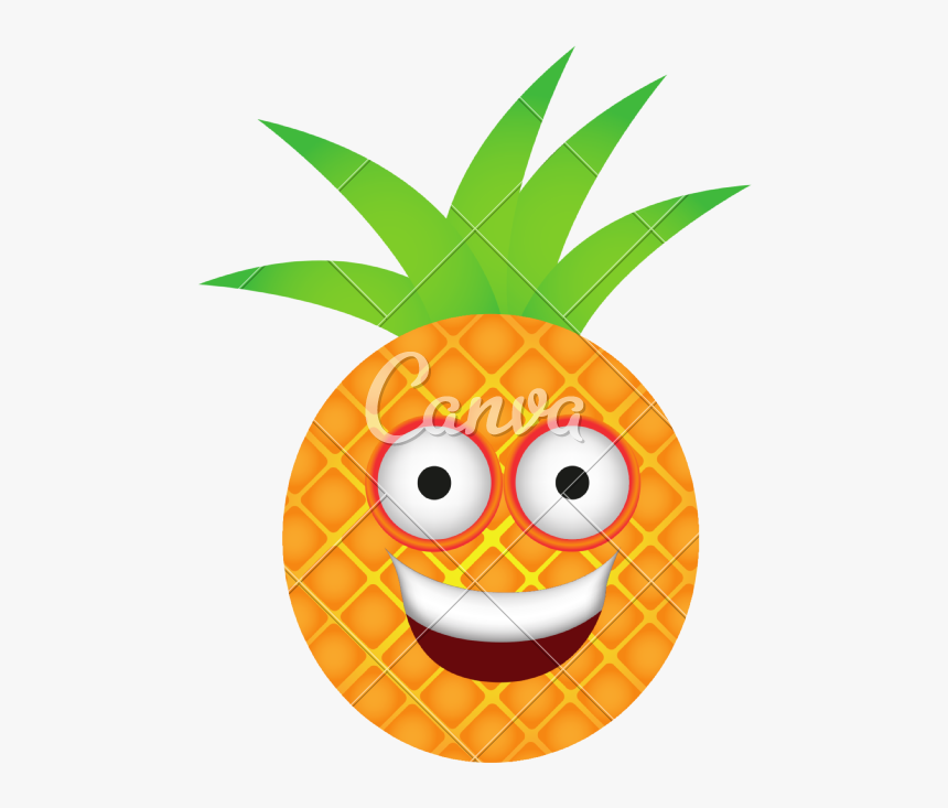 Colored Clipart Pineapple - Pineapple Fruit With Eyes, HD Png Download