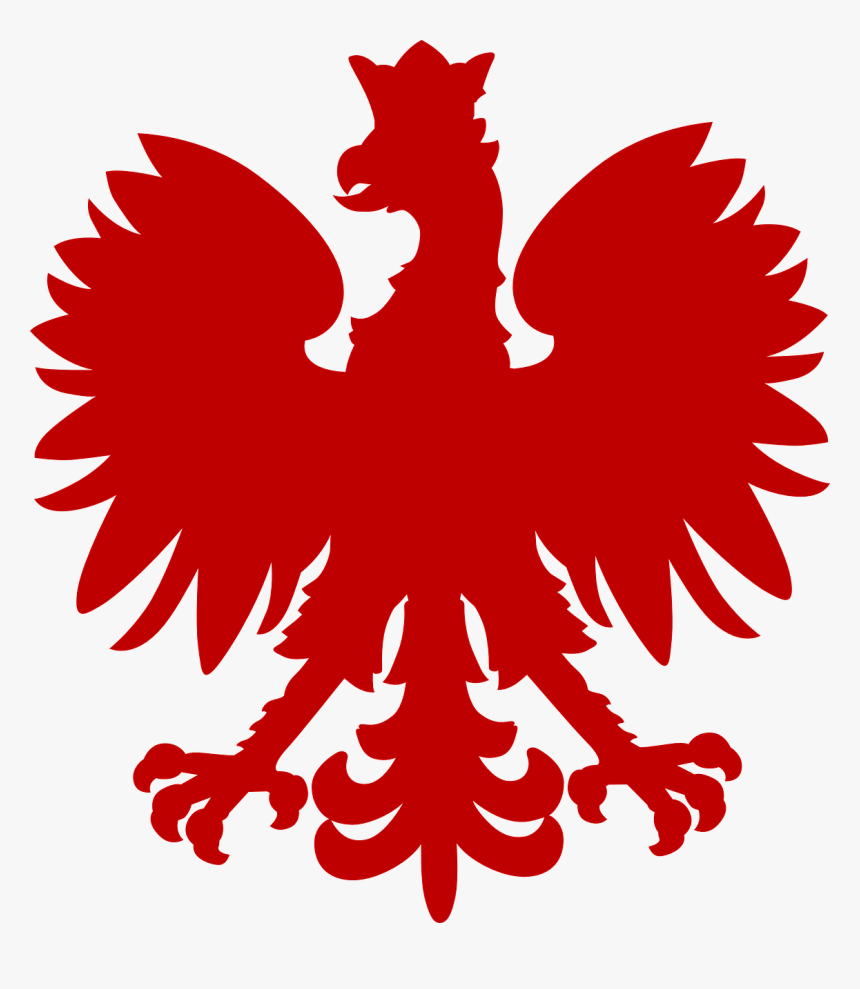 Transparent Crown Silhouette Png - Red Polish Eagle, Png Download
