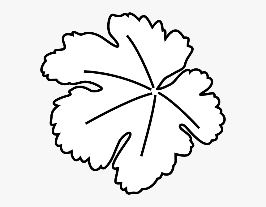 Pumpkin Leaf Clip Art - Pumpkin Leaf Clipart Black And White, HD Png Download