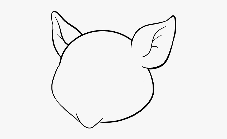 How To Draw Baby Pig - Draw Baby Pig, HD Png Download