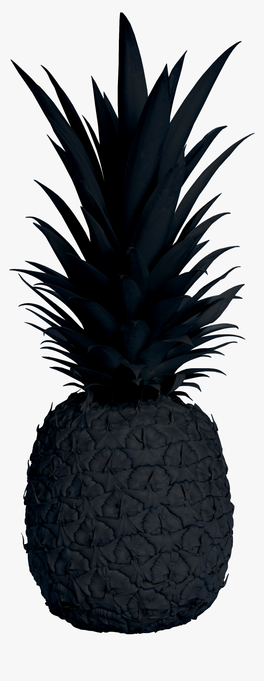 Transparent Pineapple Black - Black Pineapple Transparent Png, Png Download