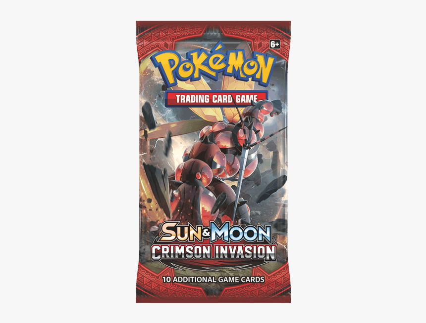 Pokemon Sun & Moon - Pokemon Tcg Sun And Moon Crimson Invasion, HD Png Download