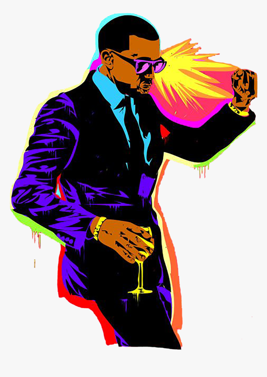 Kanye West Clipart Png - Kanye West Pop Art, Transparent Png