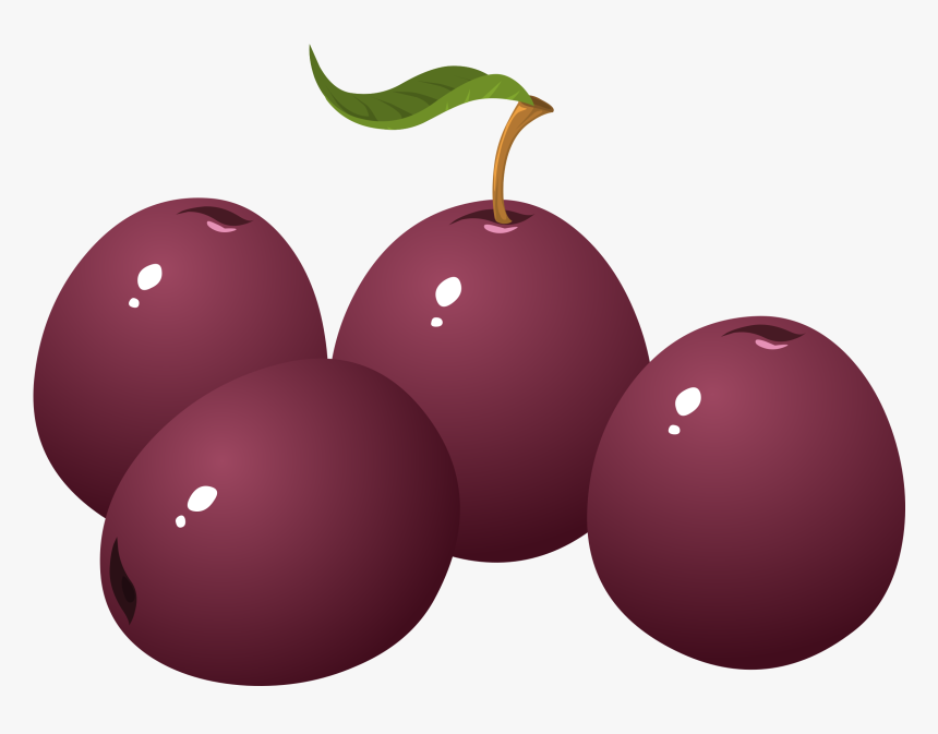 Png Plum Clipart - Plums Clipart, Transparent Png