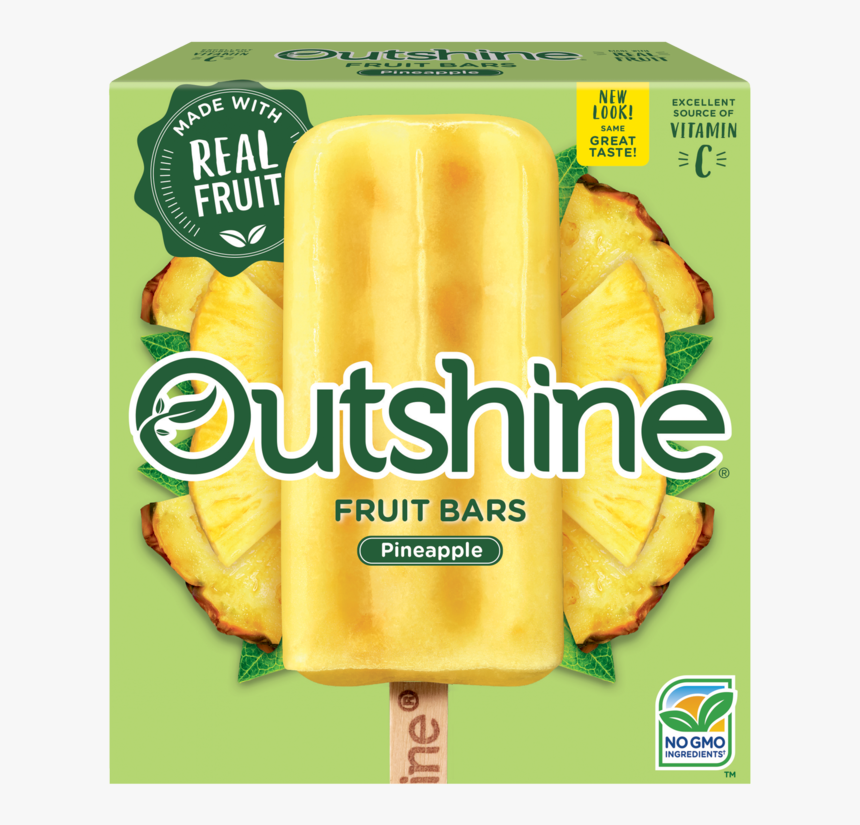 Outshine Pineapple Fruit Bars - Outshine Bars, HD Png Download