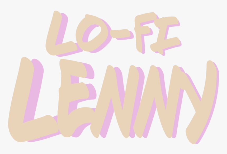 Lofi Lenny - Calligraphy, HD Png Download
