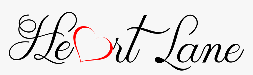 Clipart Hearts Calligraphy - Calligraphy, HD Png Download