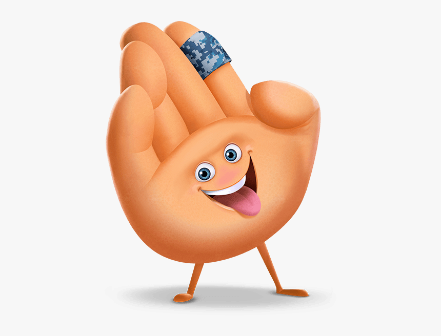 Hi5 Emoji Movie Character - Emoji Movie Characters, HD Png Download