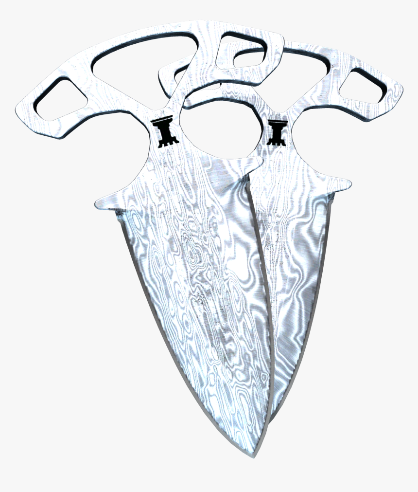 Cs Go Shadow Daggers Marble Fade - Shadow Daggers Damascus Steel, HD Png Download
