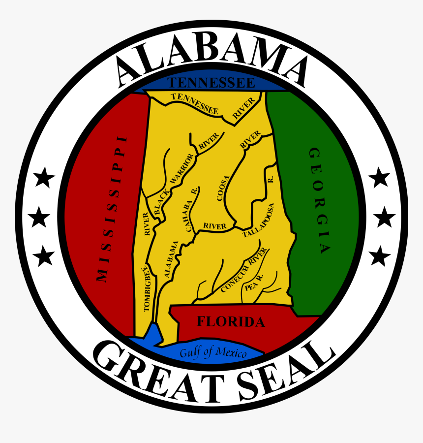 Alabama Seal - Alabama State Seal Png, Transparent Png