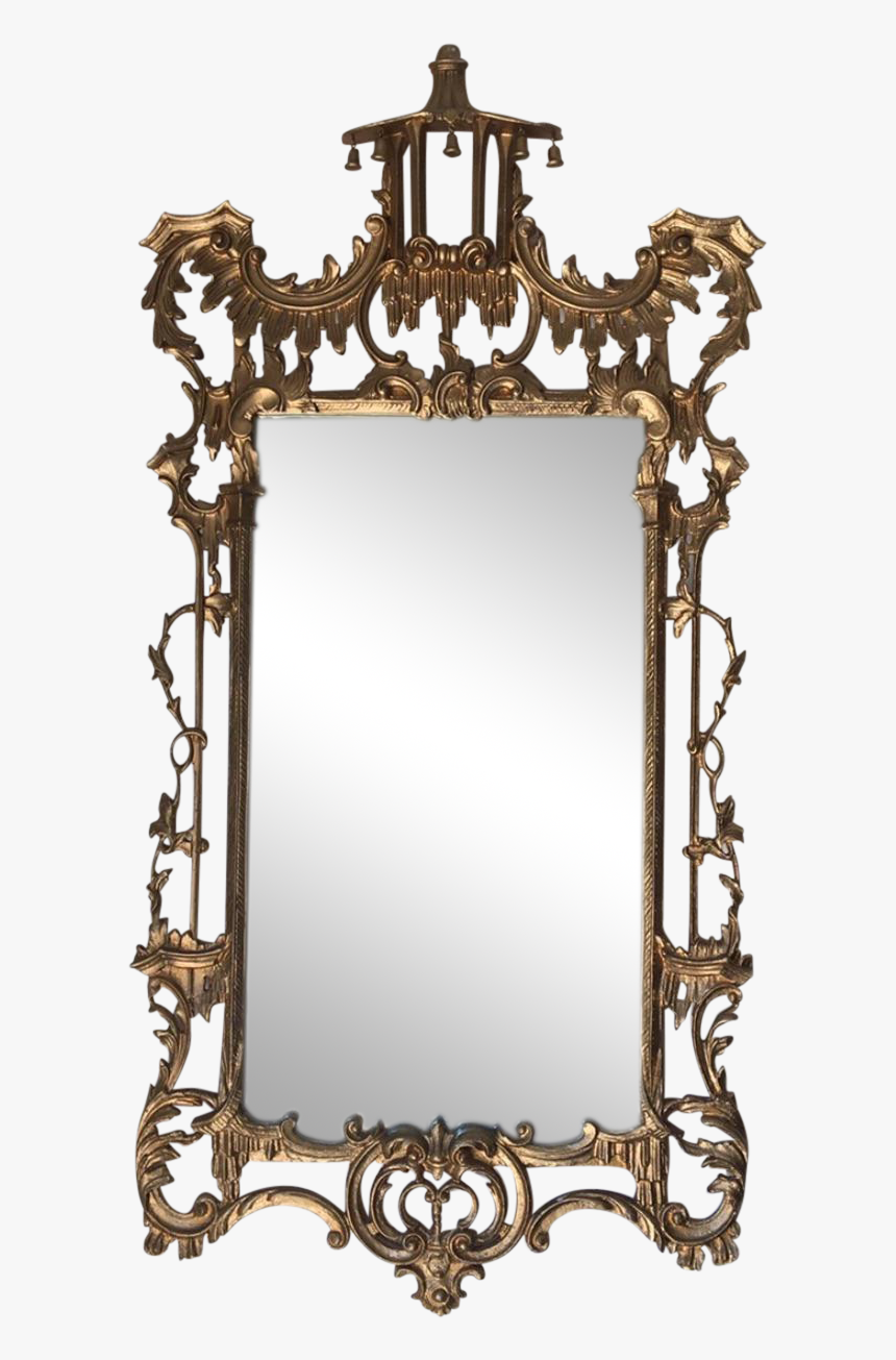 Carved Chinoiserie Mirror, HD Png Download