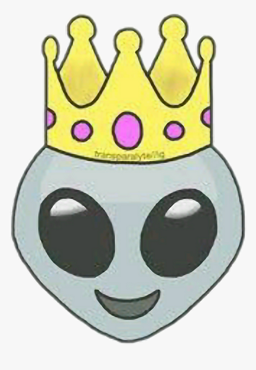 Its My Birthday Alien Clipart , Png Download - Marciano Con Corona, Transparent Png