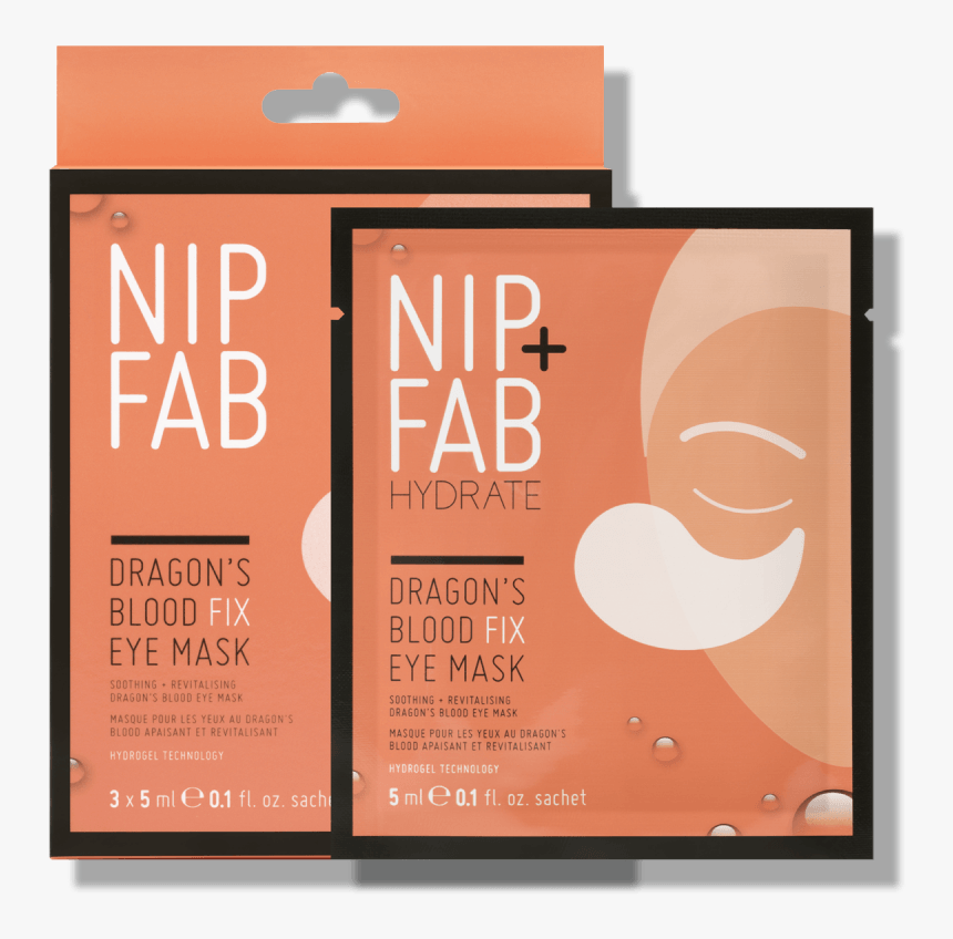 Dragon S Blood Fix Eye Masks - Nip+fab Dragon's Blood Fix Serum, HD Png Download