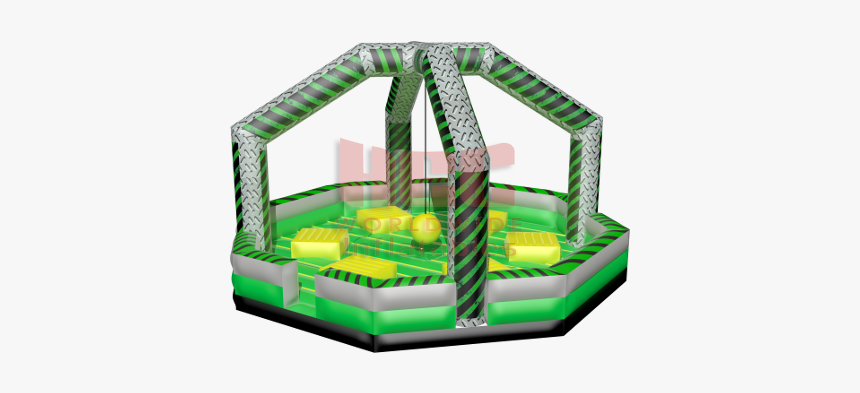 Nuclear 2 - Ninja Warrior Dome Inflatable Game, HD Png Download