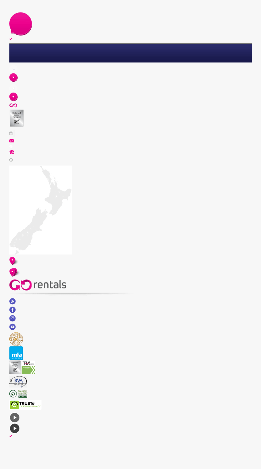 Rental Vehicles Association Nz - Go Rentals, HD Png Download