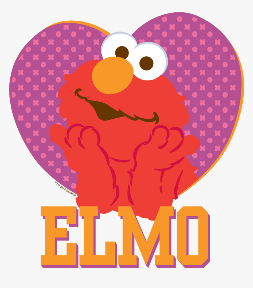 Elmo With A Heart, HD Png Download