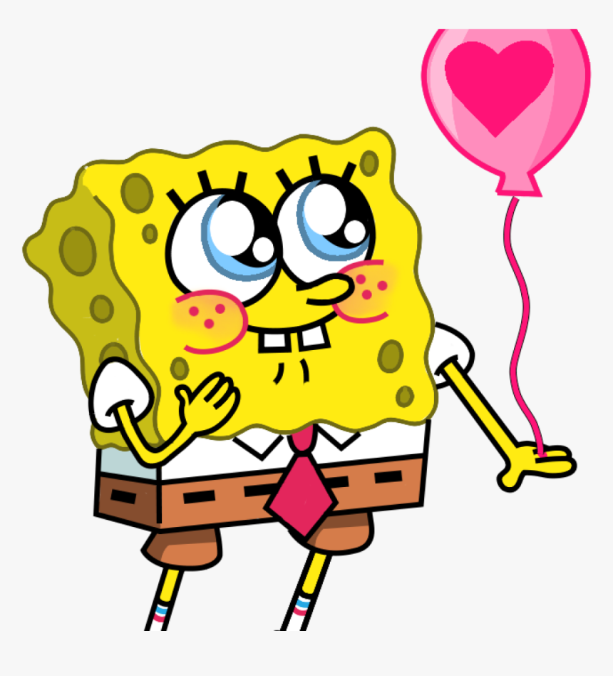 Spongebob Clipart Image Result For Its My Birthday - Spongebob Squarepants In Love, HD Png Download