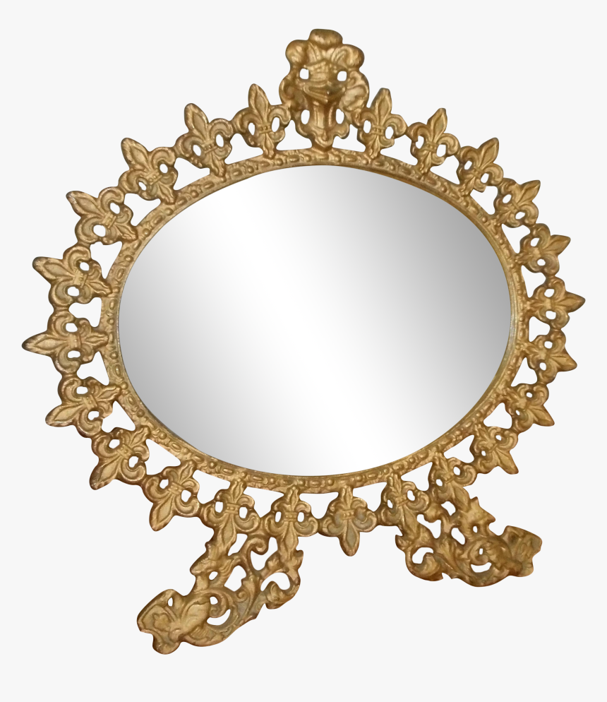 Vintage Standing Gilt Vanity Mirror Chairish - 100 Plagiarism Png, Transparent Png