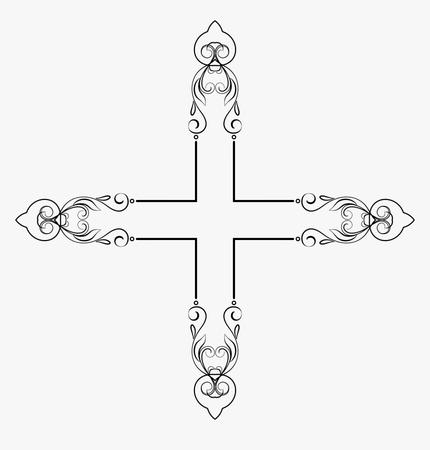 Flourish Frame Big Image - Elegant Flourish Frame, HD Png Download