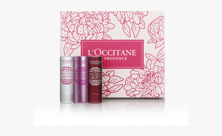 L Occitane Pivoine Your Lips Trio - Occitane, HD Png Download