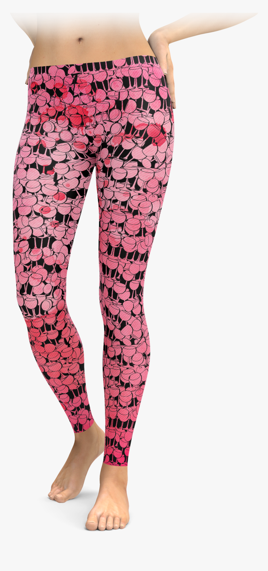 All Over Shirts Purple Vampire Lips Leggings , Png - Tights, Transparent Png