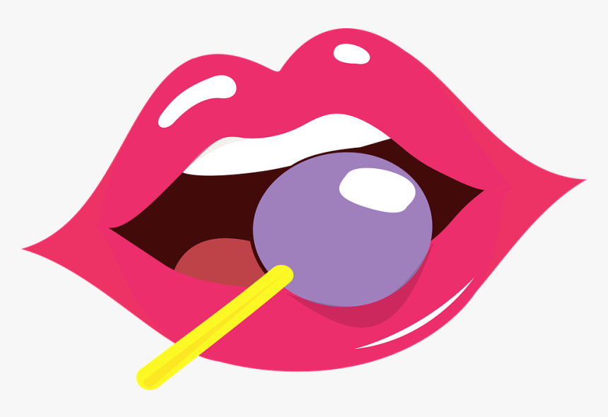Lips, Passion, Candy, Art, Mouth, Women, Fashion, HD Png Download