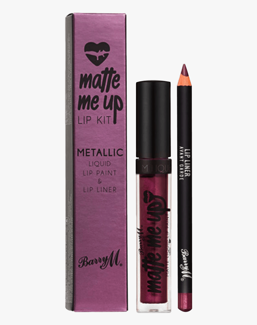 Custom Lip Balm Boxes - Barry M Matte Me Up Metallic Lip Kit Avant Garde, HD Png Download