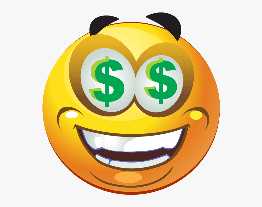 Emoji With Dollar Eyes, HD Png Download