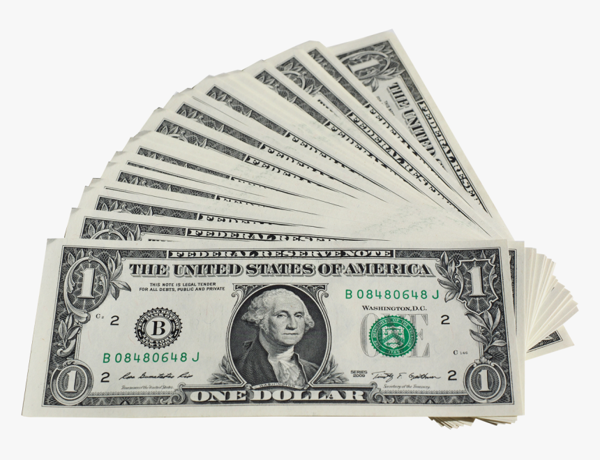 United States One Dollar Bill United States Dollar - 1 Dollar Bill Png, Transparent Png