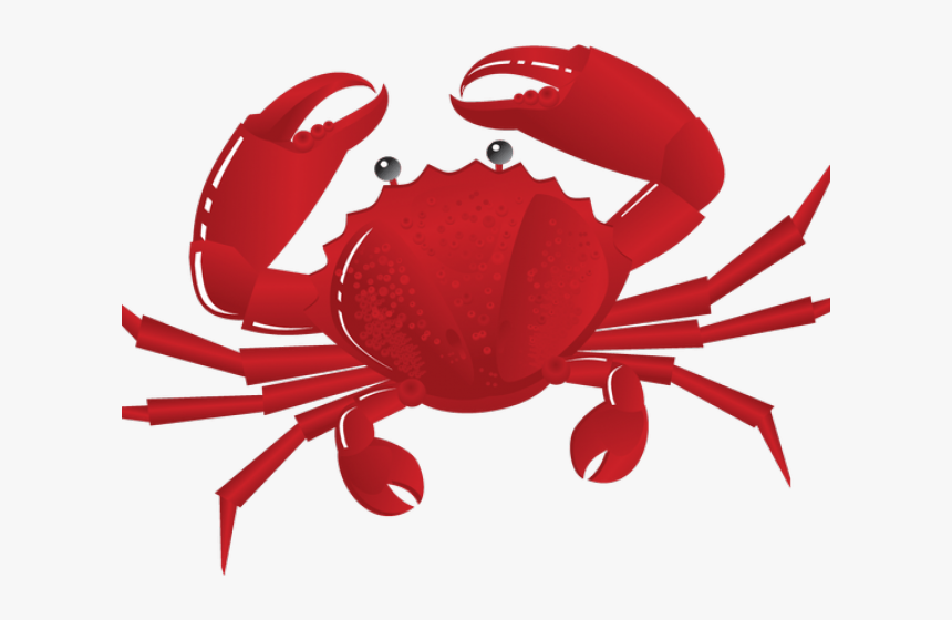 Clip Art Collection Of Free Seafood - Transparent Background Crab Clipart, HD Png Download