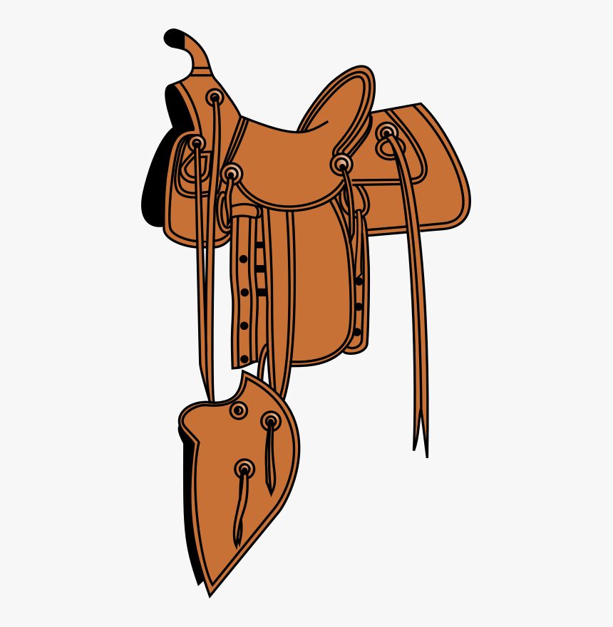 Horse,pack Animal,saddle - Transparent Saddle And Reins, HD Png Download